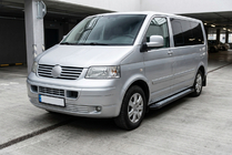 Volkswagen T5 Transporter 2003–2010 Sidetrin New Vision Black (2 stk., aluminium) Kort akselafstand foto 1