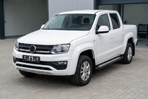 Volkswagen Amarok 2010–2022 Sidetrin New Vision Black (2 stk., aluminium) foto 1