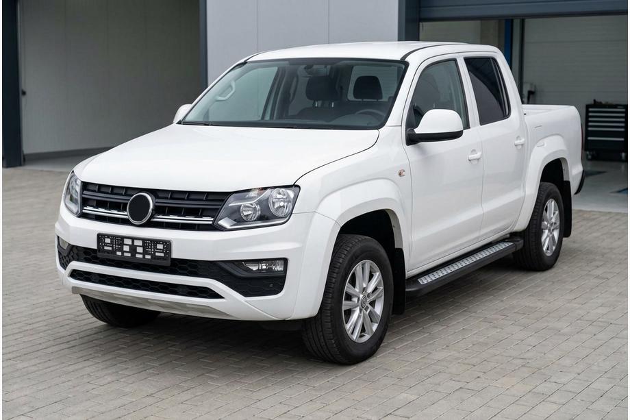 Volkswagen Amarok 2010–2022 Sidetrin New Vision Black (2 stk., aluminium) Image