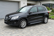Volkswagen Tiguan 2007–2016 Sidetrin New Vision Black (2 stk., aluminium) foto 1