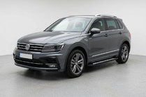 Volkswagen Tiguan 2016–2023 Sidetrin New Vision Black (2 stk., aluminium) foto 1