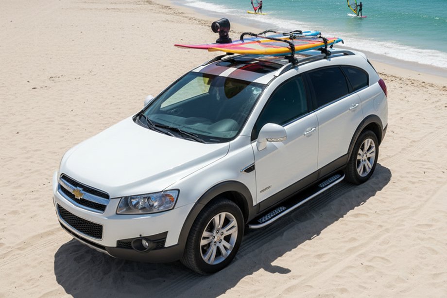 Chevrolet Captiva 2006–2019 Sidetrin Tayga V2 (2 stk., aluminium) Image