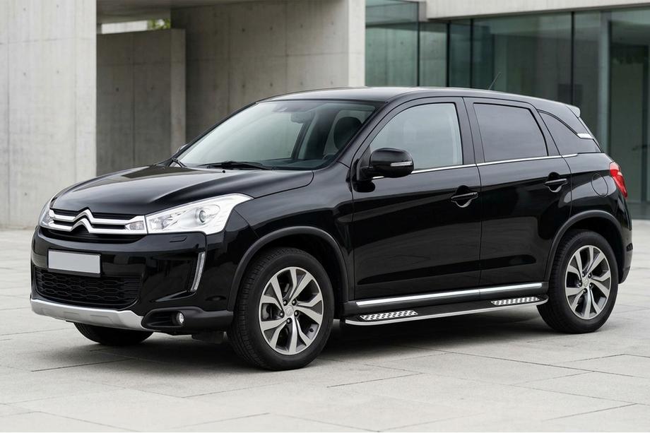 Citroen C-4 Aircross 2012–2017 Sidetrin Tayga V2 (2 stk., aluminium) Image