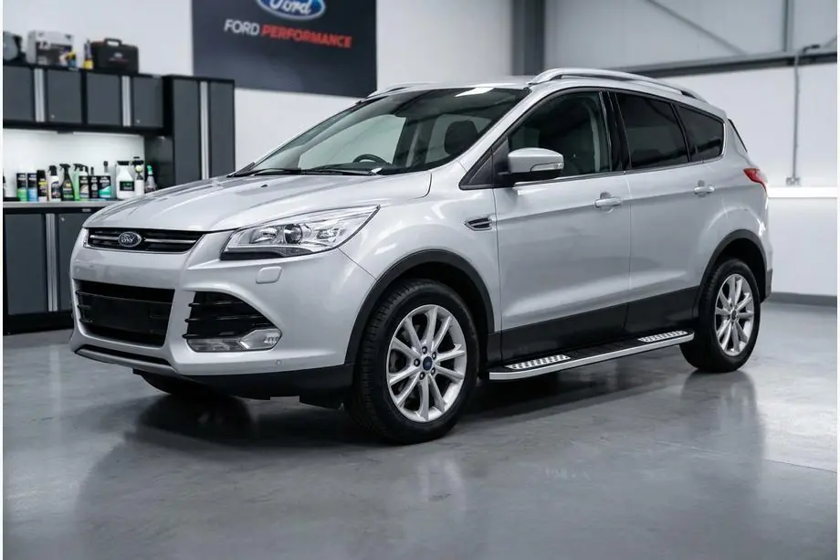 Ford Kuga/Escape 2013–2019 Sidetrin Tayga V2 (2 stk., aluminium) Image