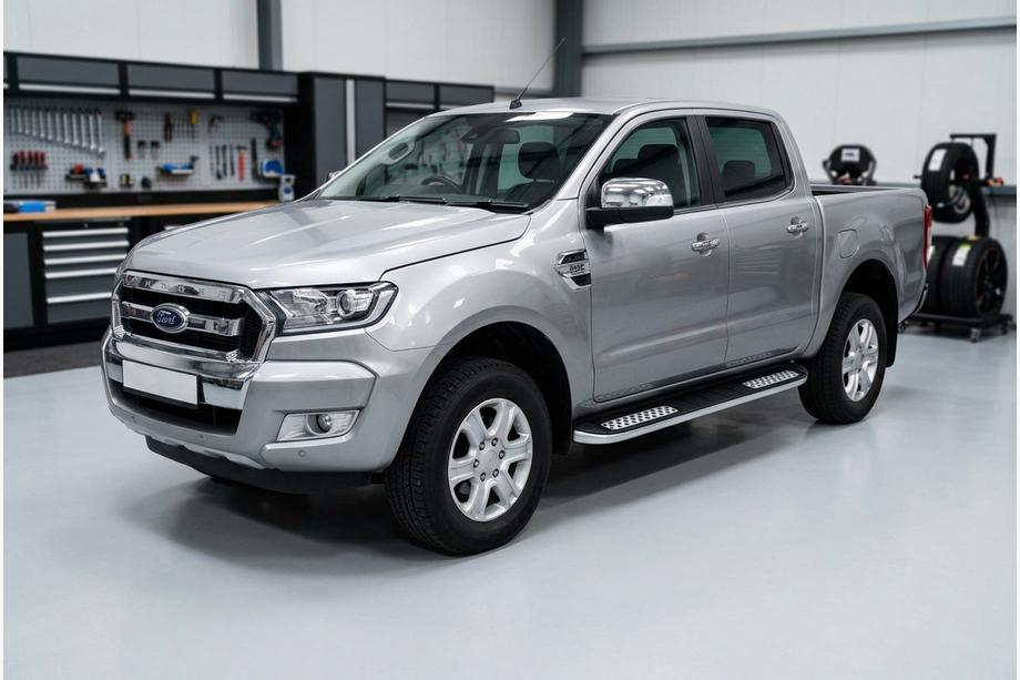 Ford Ranger 2011–2022 Sidetrin Tayga V2 (2 stk., aluminium) Foto 1
