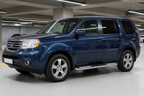 Honda Pilot 2008–2015 Sidetrin Tayga V2 (2 stk., aluminium) foto 1