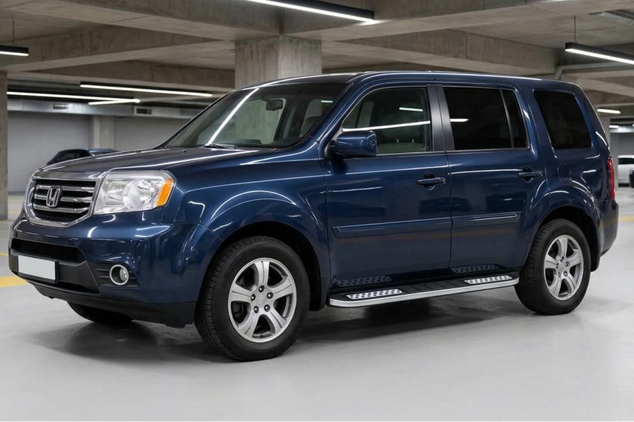 Honda Pilot 2008–2015 Sidetrin Tayga V2 (2 stk., aluminium) Image