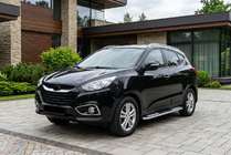 Hyundai IX-35 2010–2015 Sidetrin Tayga V2 (2 stk., aluminium) foto 1