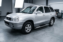 Hyundai Santa Fe 1 2000–2006 Sidetrin Tayga V2 (2 stk., aluminium) foto 1