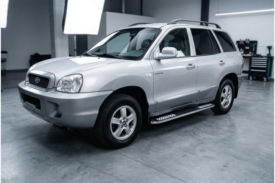 Hyundai Santa Fe 1 2000–2006 Sidetrin Tayga V2 (2 stk., aluminium) Image