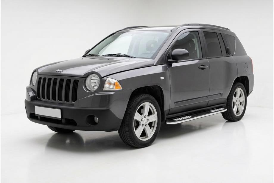 Jeep Compass 2006–2016 Sidetrin Tayga V2 (2 stk., aluminium) Image