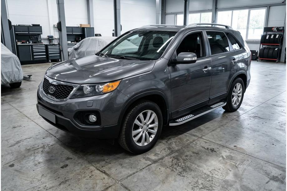 Kia Sorento II XM 2009–2014 Sidetrin Tayga V2 (2 stk., aluminium) 2013-2016 Image