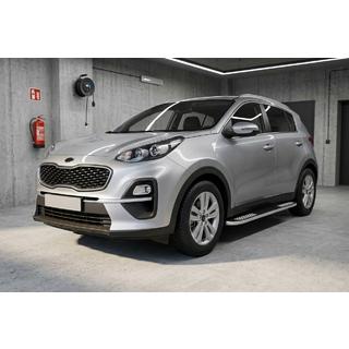 Sidetrin Tayga V2 (2 stk., aluminium) Kia Sportage 2015–2021 foto 1