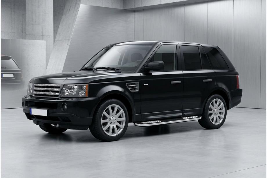 Range Rover Sport 2005–2013 Sidetrin Tayga V2 (2 stk., aluminium) Image