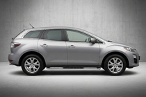 Mazda CX-7 2006–2012 Sidetrin Tayga V2 (2 stk., aluminium) foto 1