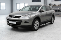 Mazda CX-9 2007–2016 Sidetrin Tayga V2 (2 stk., aluminium) foto 1