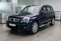 Mercedes GLK-klasse X204 2008–2015 Sidetrin Tayga V2 (2 stk., aluminium) foto 1