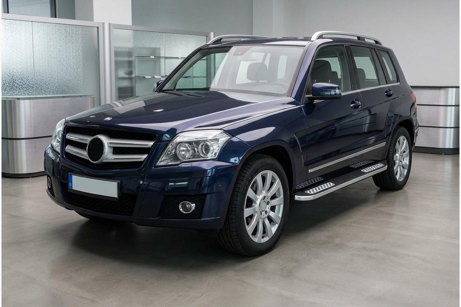Mercedes GLK-klasse X204 2008–2015 Sidetrin Tayga V2 (2 stk., aluminium) Image
