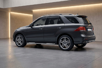 Mercedes GLE/ML Klasse W166 2011–2018 Sidetrin Tayga V2 (2 stk., aluminium) foto 1