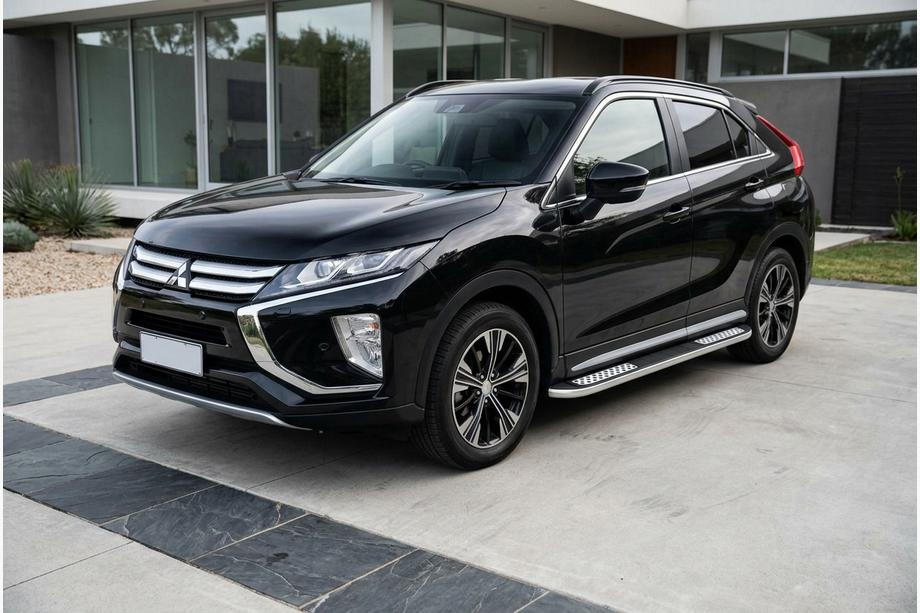 Mitsubishi Eclipse Cross 2017– Sidetrin Tayga V2 (2 stk., aluminium) Image
