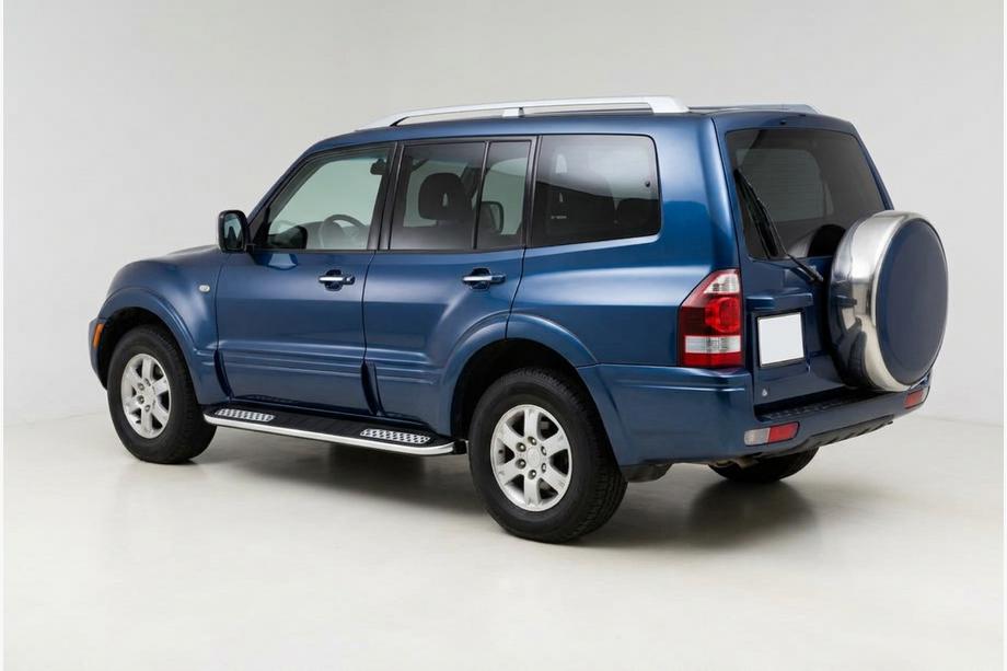 Mitsubishi Pajero Wagon III 1999–2006 Sidetrin Tayga V2 (2 stk., aluminium) Image
