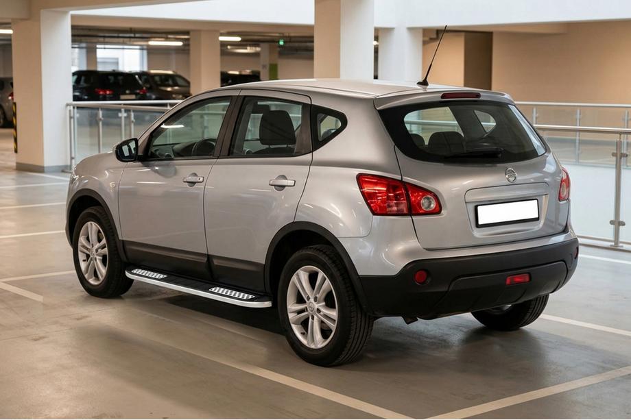 Nissan Qashqai 2007–2010 Sidetrin Tayga V2 (2 stk., aluminium) Foto 1