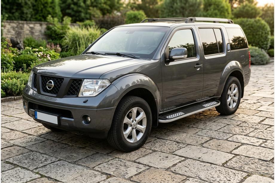 Nissan Pathfinder R51 2005–2014 Sidetrin Tayga V2 (2 stk., aluminium) Image
