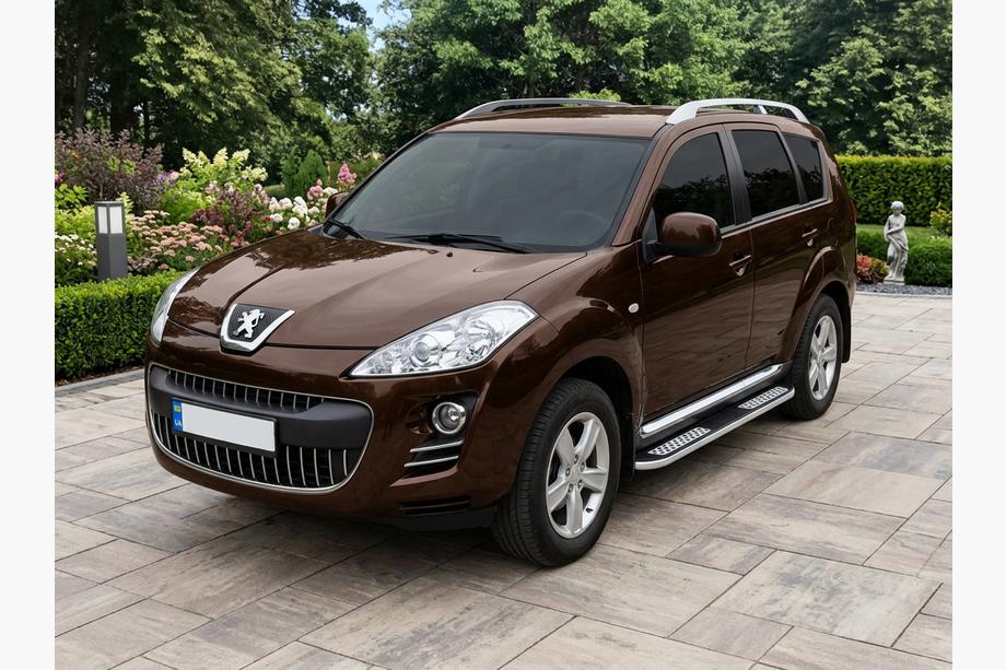 Peugeot 4007 2007–2013 Sidetrin Tayga V2 (2 stk., aluminium) Image