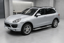Porsche Cayenne 2010–2017 Sidetrin Tayga V2 (2 stk., aluminium) foto 1