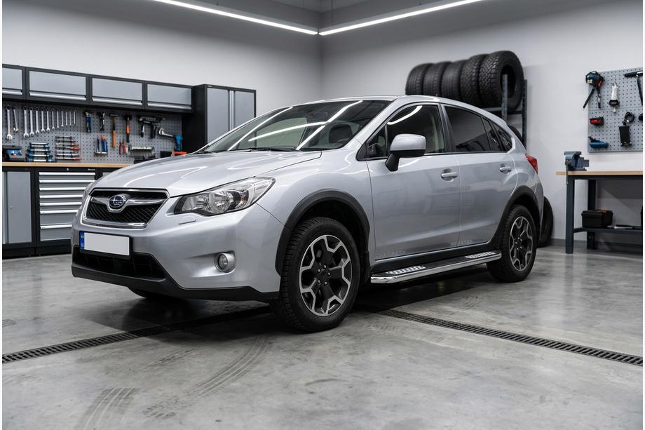 Subaru XV 2011–2017 Sidetrin Tayga V2 (2 stk., aluminium) Foto 1