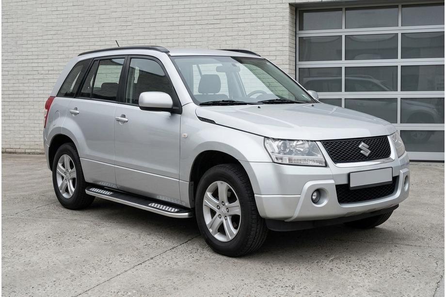 Suzuki Grand Vitara 2005–2017 Sidetrin Tayga V2 (2 stk., aluminium) Image