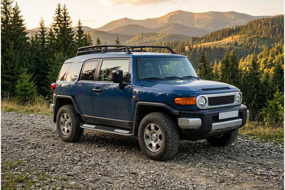 Toyota FJ Cruiser 2006–2022 Sidetrin Tayga V2 (2 stk., aluminium) Image