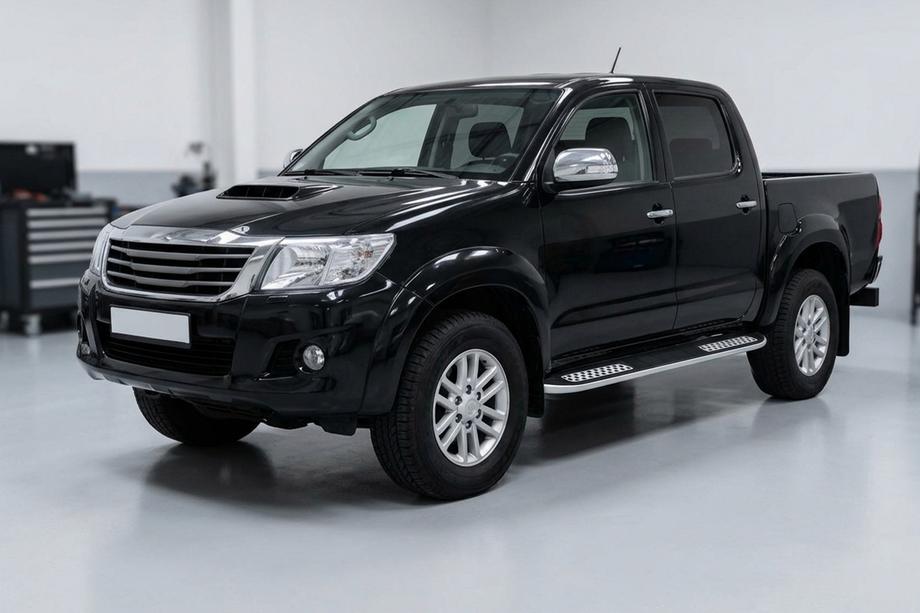 Toyota Hilux 2006–2015 Sidetrin Tayga V2 (2 stk., aluminium) Image