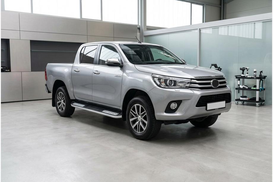 Toyota Hilux 2015– Sidetrin Tayga V2 (2 stk., aluminium) Image