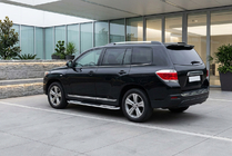 Toyota Highlander 2008–2013 Sidetrin Tayga V2 (2 stk., aluminium) foto 1