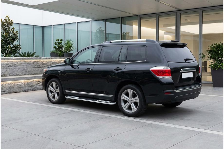 Toyota Highlander 2008–2013 Sidetrin Tayga V2 (2 stk., aluminium) Image
