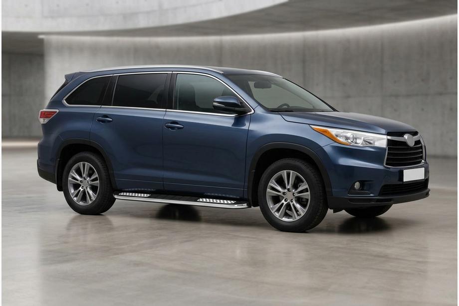 Toyota Highlander 2013–2019 Sidetrin Tayga V2 (2 stk., aluminium) Image