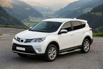 Toyota Rav 4 2013–2018 Sidetrin Tayga V2 (2 stk., aluminium) foto 1