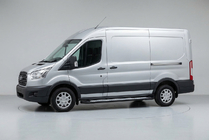 Ford Transit 2014– Sidetrin New Vision Black (2 stk., aluminium) L2 (lang)/L3 (ekstra lang) foto 1