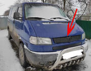 Volkswagen T4 Transporter 1990–2003 Øvre vinterafdækning til kølergrill foto 2