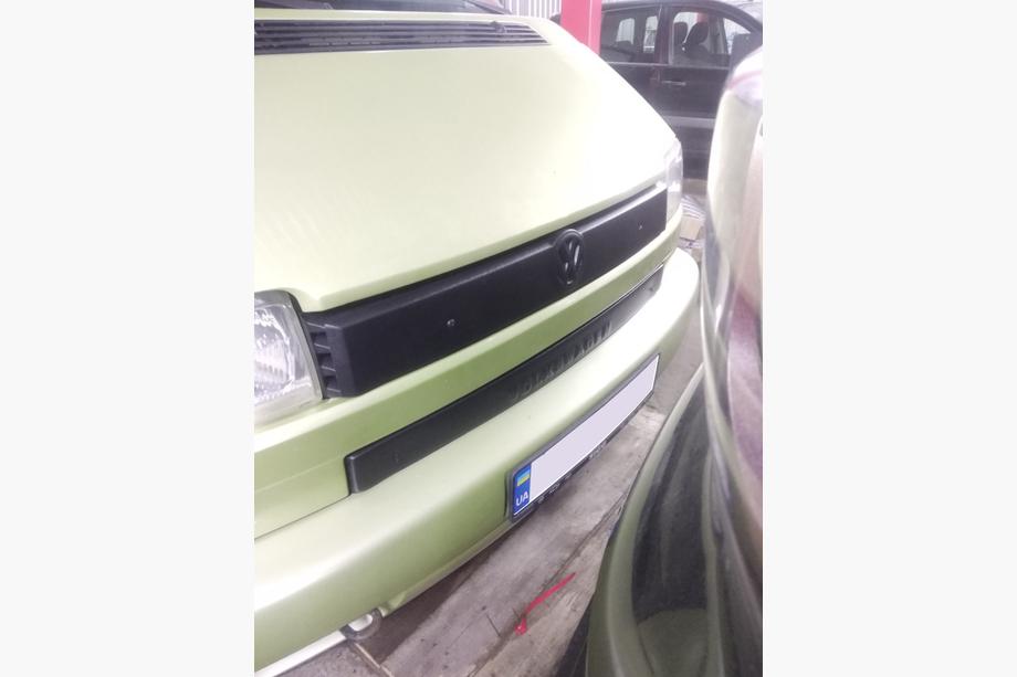 Volkswagen T4 Transporter 1990–2003 Øvre vinterafdækning til kølergrill Blank til flad front Foto 6