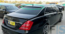 Mercedes S-Klasse W221 2005–2013 Rudespoiler (ABS, til lakering) foto 1