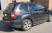Subaru Forester 2013–2018 Premium sidetrin (sæt 2 stk., rustfrit stål) foto 1