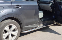 Subaru Forester 2013–2018 Premium sidetrin (sæt 2 stk., rustfrit stål) foto 2