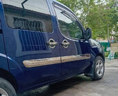 Fiat Doblo I 2005–2010 Dørlister, bred model (4 stk., rustfrit stål) Carmos - Tyrkisk stål foto 2