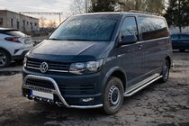 Volkswagen T6 2015–2024 Frontbøjle WT004-ST (rustfri stål) foto 4