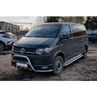 Frontbøjle WT004-ST (rustfri stål) Volkswagen T6 2015–2024 foto 4