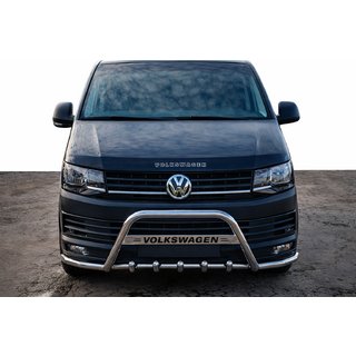 Frontbøjle WT004-ST (rustfri stål) Volkswagen T6 2015–2024 foto 1