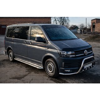 Frontbøjle WT004-ST (rustfri stål) Volkswagen T6 2015–2024 foto 2