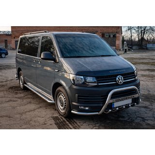 Frontbøjle WT004-ST (rustfri stål) Volkswagen T6 2015–2024 foto 3
